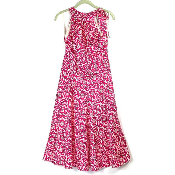 Lilly Pulitzer Dresses & Skirts - White label Lilly Pulitzer Silk halter Dress SZ:8
